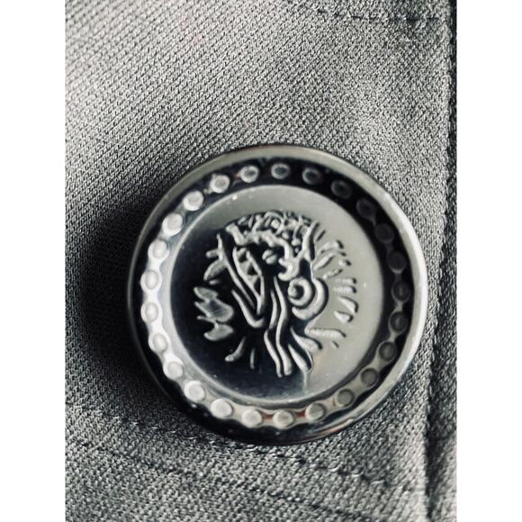 Carat Paris Jacket size 38 bust 34   French shrunken black blazer - Picture 13 of 13